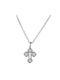 White Gold Cross 14K