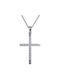 Women's White Gold Cross 14K