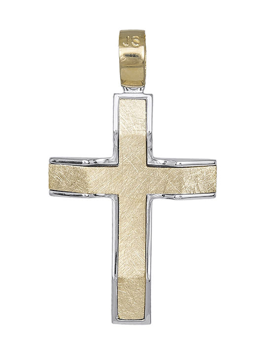 Herren Gold Kreuz 14K