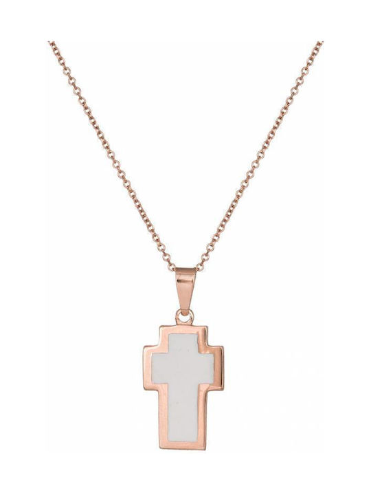 Rose Gold Plated Cross