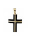 Herren Gold Kreuz 14K Αντρικός