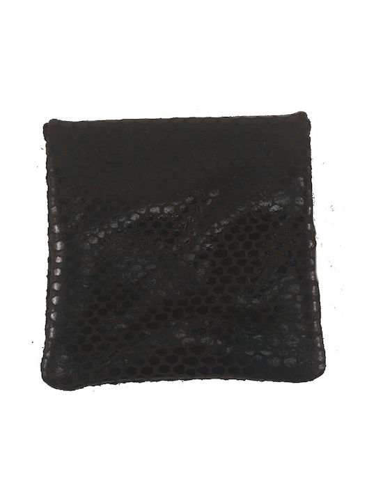 Mybag Δερμάτινο Ανδρικό Πορτοφόλι Κερμάτων Σκούρο Καφέ Croco