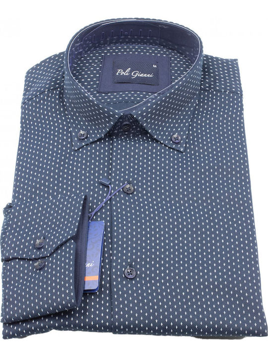 Langärmlig Hemd Blue