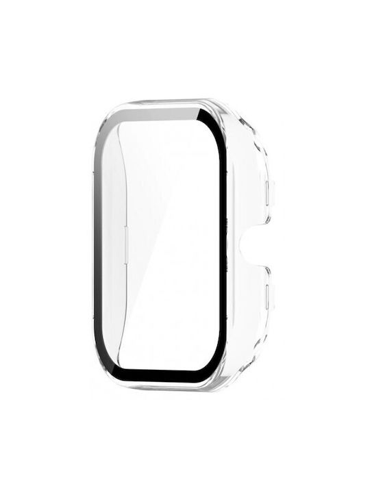 Full Glass Screen Protector Plastikhülle in Transparent Farbe für Huawei Watch Fit