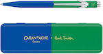 Caran D'ache 849 Pen Ballpoint 0.7mm with Blue Ink 849.338