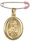 Kinder Sicherheitsnadel aus Gold 14K