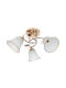 Globobox Ceiling Mount Light 48cm Gold with Socket E27