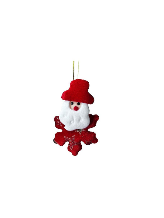 XMASfest Christmas Santa Claus Ornament Red 9x12cm