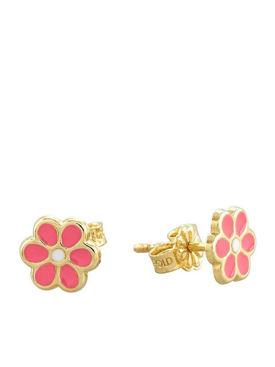 Verorama Kids Earrings Studs made of Gold 14K