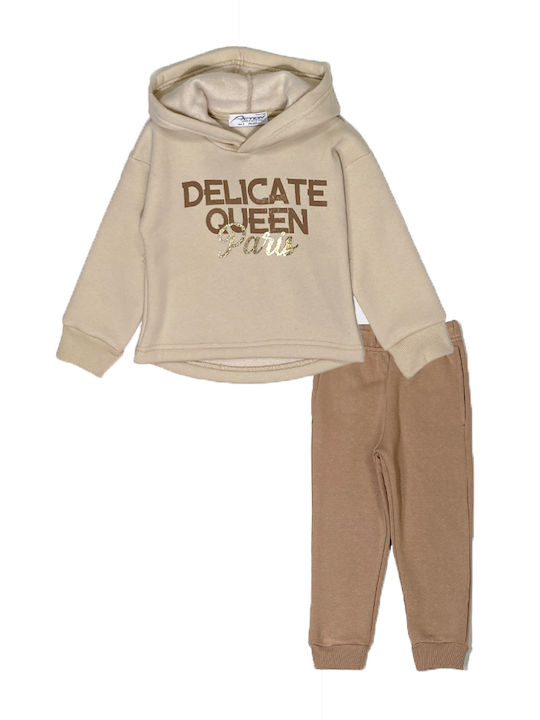 Action Sportswear Kinder Sweatpants Set - Jogginganzug Beige