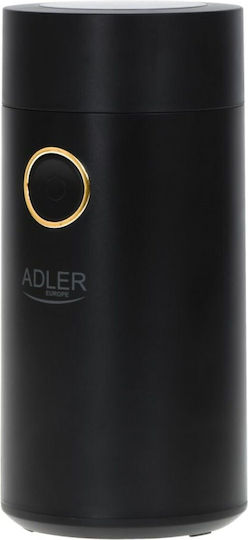 Adler Electric Coffee Grinder 150W for 75gr Beans Black