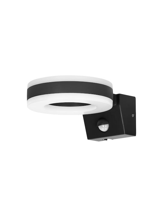 Adviti Επιτοίχιο Εξωτερικό Φωτιστικό Καπέλου LED IP65 20W με Φυσικό Λευκό Φως