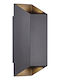 Nordlux Square 22 Lumină de exterior montată pe perete GU10 IP54 Dublu Fascicul 8x9.5x23.5εκ.