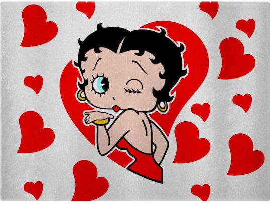 Koupakoupa Betty Boop Suprafață de Tăiere Sticloasă White-Red 38x28cm 1buc