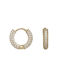 Earrings Hoops made of Gold 14K