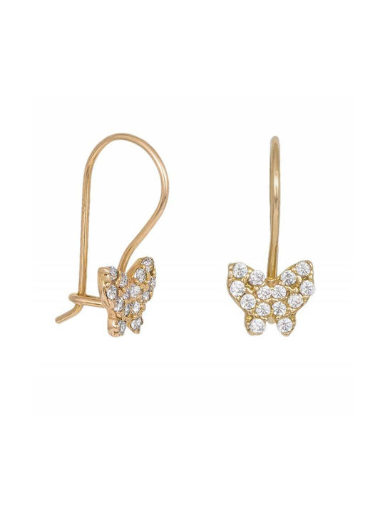 Earrings made of Gold 14K