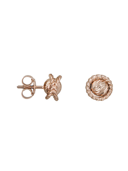 Earrings made of Pink Gold