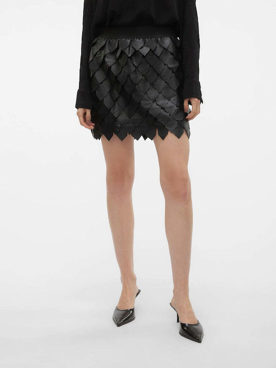 Vero Moda Mini Skirt in Black color