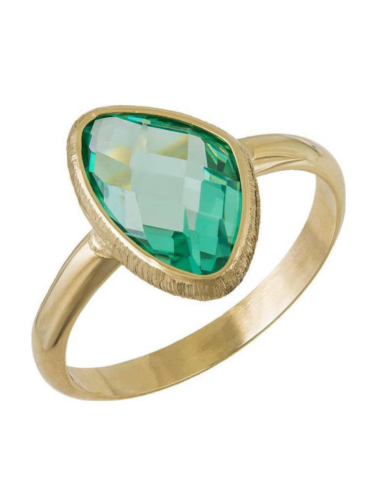 Ring with Stones made of Gold 14K