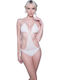 One-Piece Swimsuit Beige