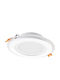 Power Led Στρογγυλό Χωνευτό LED Panel 6W με Φυσικό Λευκό Φως 4500K