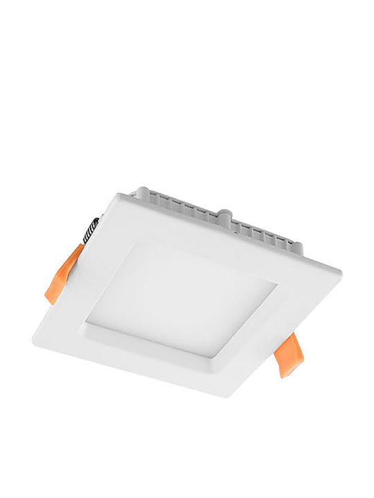 Power Led Квадрат Вграден LED Панел 12W с Топло бяло Светлина 3000К