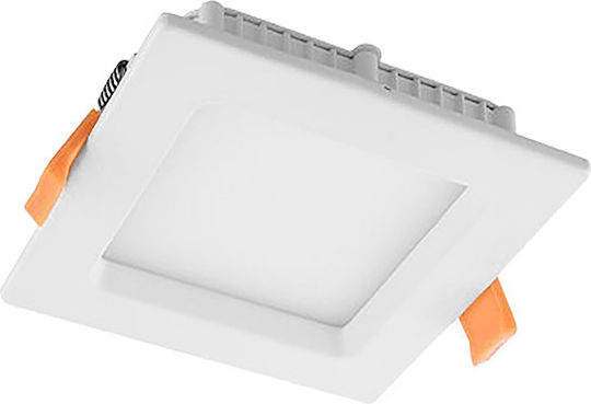 Power Led Square Recessed LED Panel 12W with Natural White Light 4000K