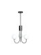 Globobox Pendant Light Black Ball with Socket G9 42x75cm