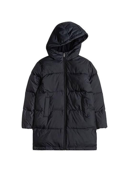 Roxy Kids Quilted Jacket Black Glory Box