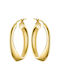 Earrings Hoops made of Silver Gold Plated