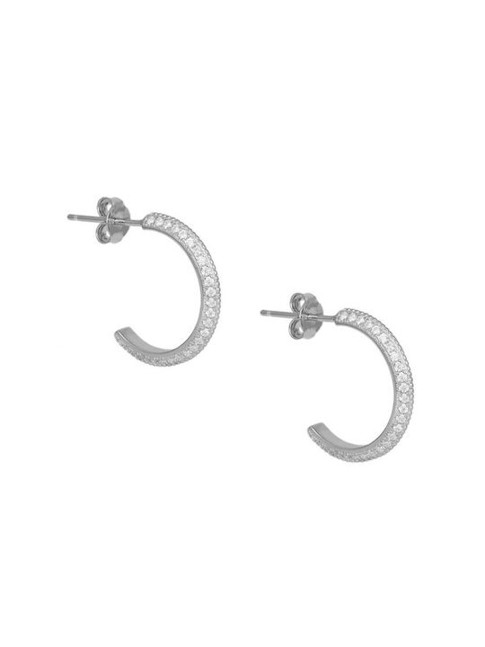 Earrings Hoops made of Silver