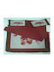VS Home Bettwäsche-Set Einzel 160x260cm. Melinen2 Burgundisch 3Stück