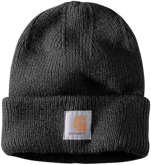 Beanie Frauen Beanie mit Rippstrick in Schwarz Farbe