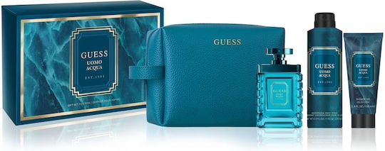 Guess Ανδρικό Σετ με Eau de Toilette 3τμχ