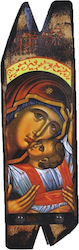 IconsGR Virgin Mary Holding the Infant Wooden