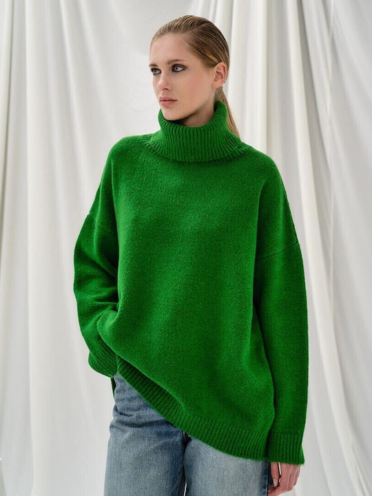 Tailor Made Knitwear Damen Langarm Pullover Rol...
