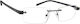 Oramont Reading Glasses +3.00 in Black color PL...
