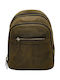 Δερμάτινα 100 Leather Backpack Green