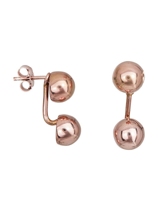 Earrings made of Silver Gold Plated