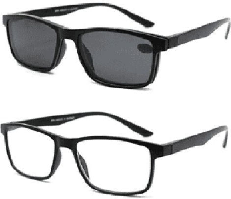 Apel Clip On Ochelari De Citit +1.00 Cu Magnet În Culoare Neagră