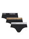 Herren Slips Black 3Packung