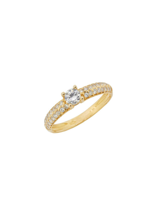 Single Stone from Gold 14K