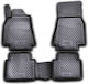 Novline Set of Front and Rear Mats 4pcs Tray Type for Mercedes-Benz B Class 2005+ Black