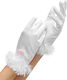 Kids Carnival Gloves White