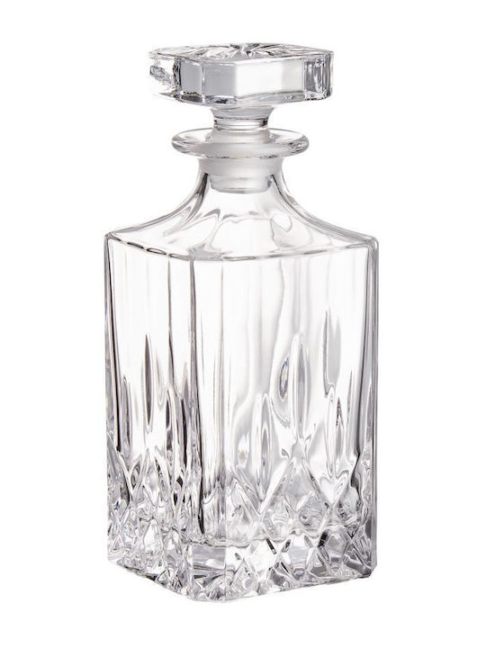 Butlers Crystal Club Kristall Karaffe zum Servieren Whiskey 18.8cm mit Verschluss Transparent 750ml 1Stück