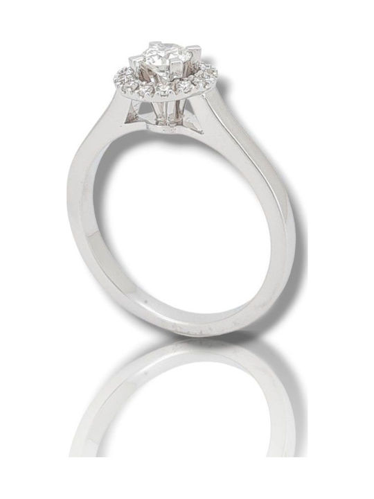 Mentzos Single Stone with Diamond