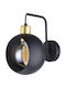 Adviti Modern Lumină de Perete cu Soclu E27 Negru