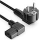 Manhattan Icoc IEC C13 - IEC C13 Cable 2m Black (216326)
