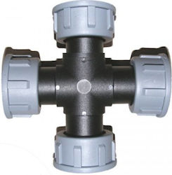 08-09-010 Σταυρός Σωλήνων Ποτίσματος 25.4mm