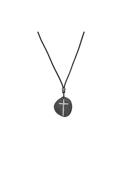 Herren Kreuz aus Silber mit Kette